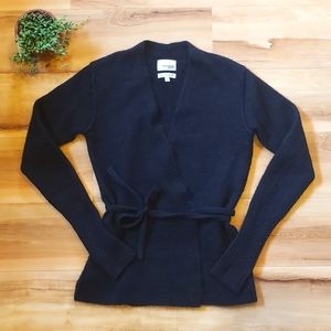 Wilfred wool wrap sweater sz XS